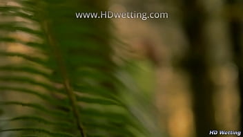 Preview 2 of Wwwbang Com - Handuffed to a tree in the forest and desperate to pee