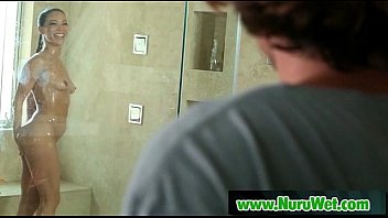 Preview 3 of Indian Rial Sex Video - Big Tit Asian Girl in  Nuru Massage and Fuck Video 14