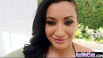 Preview 1 of My Brother Fuc - (alby rydes) Curvy Oiled Butt Girl Enjoy On Cam Anal Sex video-03