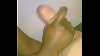 Preview 2 of Kalindra Chan Massage Shot - Black ebony teen giving interracial handjob