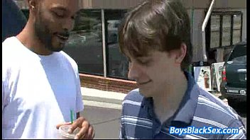 Preview 2 of Clips Aniper - Blacks On Boys -Nasty Interracial Gay Hardcore Fucking 12