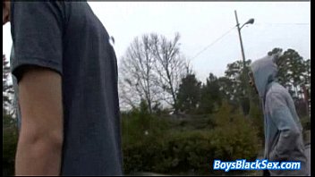 Preview 2 of Horny Wives Com - Blacks On Boys -Nasty Interracial Gay Hardcore Fucking 10