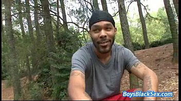 Preview 1 of Gina Porn German - Blacks On Boys -Nasty Interracial Gay Hardcore Fucking 14