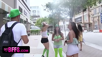 Preview 2 of Bree Olsen Daphne Blake - Party teens straddle dick