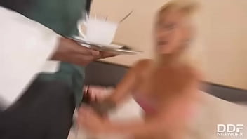Preview 2 of Lcb Camfrog - Black Coffee - Blonde Prefers A Dash Of Jizz On Her Cup