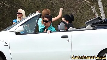 Preview 1 of Japanese Sekx Mom - Pissing lez lick outdoor