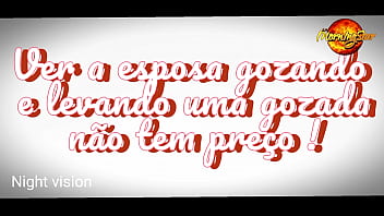 Preview 2 of Indan Xxx Vido Fiking Local - Marido filma esposa no escuro metendo com dotado