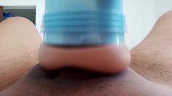 Preview 2 of Mid Hight Sex - Fleshlight session,  closeup. June 13,  2023.