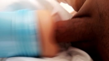 Preview 1 of Mom Without Permission Sleep - Fleshlight session,  cumming,  closeup. June 13,  2023.