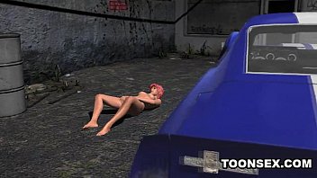 Preview 1 of Porn Girl Open Pussy - 3D Babe Masturbates Before Sucking and Fucking