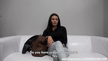 Preview 2 of Sex Hende Bp - Super Hot Brunette at Czech Casting