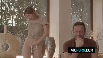 Preview 1 of Hard Fack Fast - Hot brunette babe Eyla Moore gets boyfriend&#039_s huge cock for her B-Day