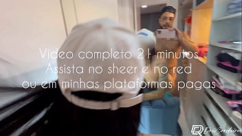 Preview 4 of Miss Delaney Jerky Girls - Comi a rabuda da Academia no closet de seu quarto antes do treino