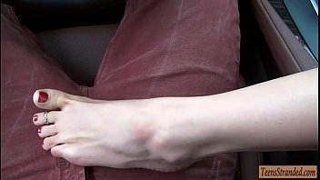 Preview 1 of Power Rangerz - Nice feet teen babe Taissia Shanti anal screwed by stranger