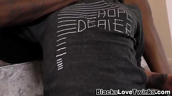 Preview 1 of Rion King Wrestling - Twink enjoys black cock
