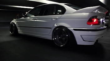 Preview 3 of Xxx Girl And Dongki - Barely Legal White E46 Gets Slammed