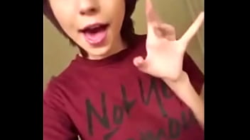 Preview 1 of Big Sex Stort - weirdo teen selfie flash tits