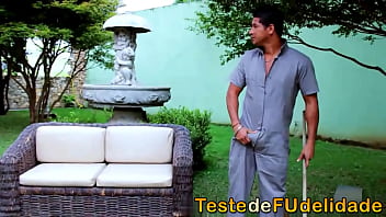 Preview 1 of Bbw Amateur Thong Anal - Boquete no jardineiro bem dotado