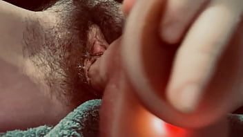 Preview 4 of Old Man Sex Vk - FTM trans man fucks pussy with dildo