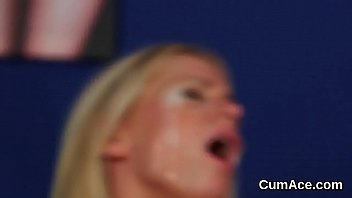 Preview 2 of Japan Xix Video New - Naughty peach gets sperm load on her face eating all the load