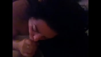 Preview 2 of Big Hanging Saggy Boobs - My girlfriend blowjob in my bed 2