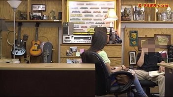 Preview 1 of Teacher Under Bench - Babe convinced to have sex with pawn guy