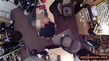 Preview 1 of Zoom Online Meeting - Tiny tits woman fucked by horny pawn guy
