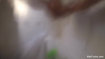 Preview 4 of Public Sex Chinese Lesbo - Alix Lynx Showers Off
