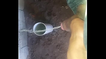 Preview 2 of Grany Sleeping - Novinho mijando na casa em constru&ccedil_&atilde_o / pissing on building