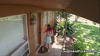 Preview 1 of Parkplatz Dogging German - Sexy housebreaker caught by landlord on video