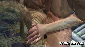 Preview 2 of All Pasto Xxx - Sexy 3D Cartoon  Elf Gets Her Tits and Pussy Fucked