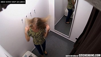 Preview 1 of Facial Super - Czech Blonde Cuttie Spied in Shopping Mall