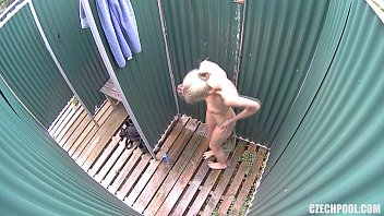 Preview 2 of Cherie Devilla Sexy - Czech Pool Blonde MILF in Shower