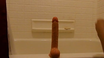 Preview 1 of Nurse Lahore - solo crossdresser playing with a dildo