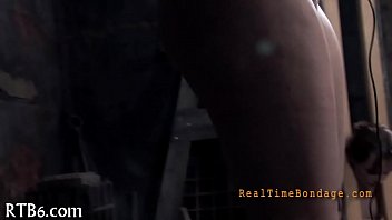 Preview 2 of Gang Force Anty Indian - Stripping inside a petite iron cage