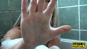 Preview 1 of Caught In Public - Submissive british slut Kaz made to squirt