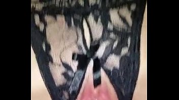 Preview 4 of Son Fuck Mom In Kicain - Crotchless panty creampie