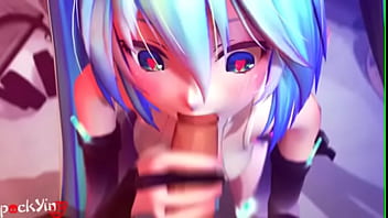 Preview 3 of Redhead First Anal - Hatsune Miku Append &quot_ I Love You Mamando Pinga&quot_