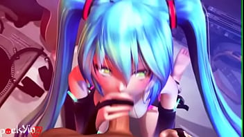 Preview 1 of Redhead First Anal - Hatsune Miku Append &quot_ I Love You Mamando Pinga&quot_