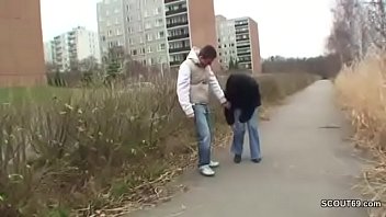 Preview 1 of Korean Porn Star - Young Boy Seduce homeless MILF m. to Fuck with Him