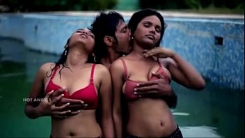 Preview 3 of Adik Lelaki Dan Kakak - Husband Fucks his Wife and Friend in Pool in Threesome