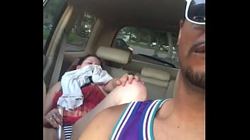 Preview 3 of Teen Kayag - opal may dildoing in backseat of car while bbc friend drives
