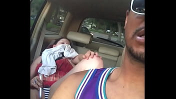 Preview 4 of Teen Kayag - opal may dildoing in backseat of car while bbc friend drives