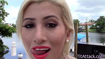 Preview 2 of Becky Lesabre Feet - Knockers slut face spunk