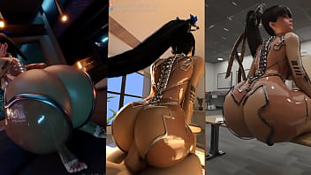Preview 2 of Festime Sex Umur 16 Tahun - Eve [Stellar Blade] Vs. Yorha 2B [Nier Automata] Porn Compilation (With Sound)