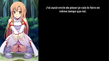 Preview 3 of Finish Sexxx3 - Hentai JOI Asuna fr Assplay &amp_ Pissplay