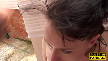 Preview 3 of Turbanal - Real brit sub slut dominated with deepthroat