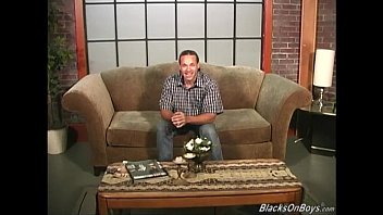 Preview 1 of Michael Alfer Movies - Gifted amateur white guy gets gangbanged by blacks