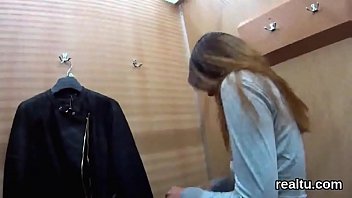 Preview 3 of Peerfect Big Tits - Attractive czech teen is seduced in the hypermarket and screwed in pov