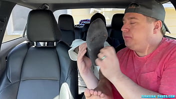 Preview 2 of Koria Sex Movie Mom Son - Shy Eddy Goes To A Snyft Ride With Matt To Get Foot Worship
